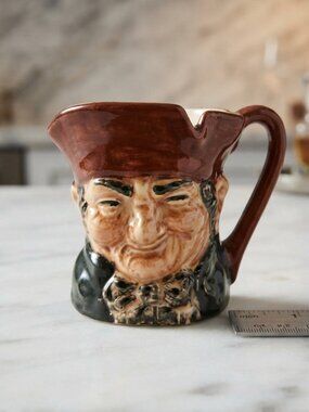 Vintage Royal Doulton Old Charley Miniature Character Jug D6046 England